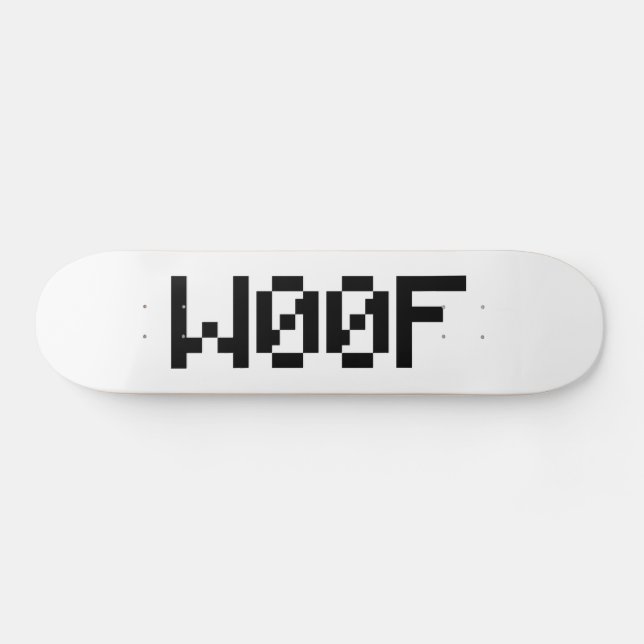 Skateboard W00F [Sonidos animales de la lengua materna] (Horz)