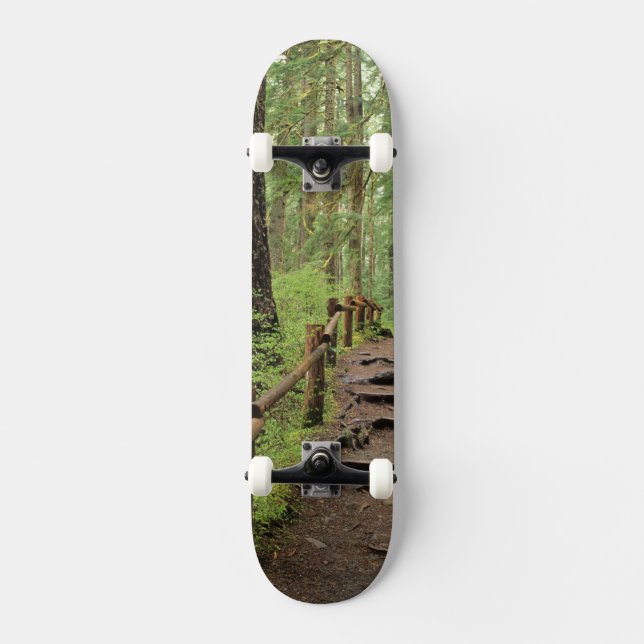 Skateboard WA, policía olímpica, Valle Sol Duc, selva tropica (Anverso)