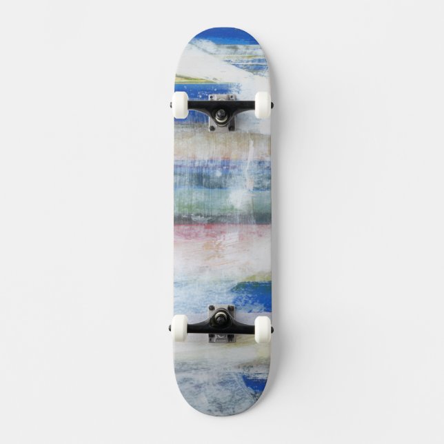 Skateboard Wash blanco II (Anverso)