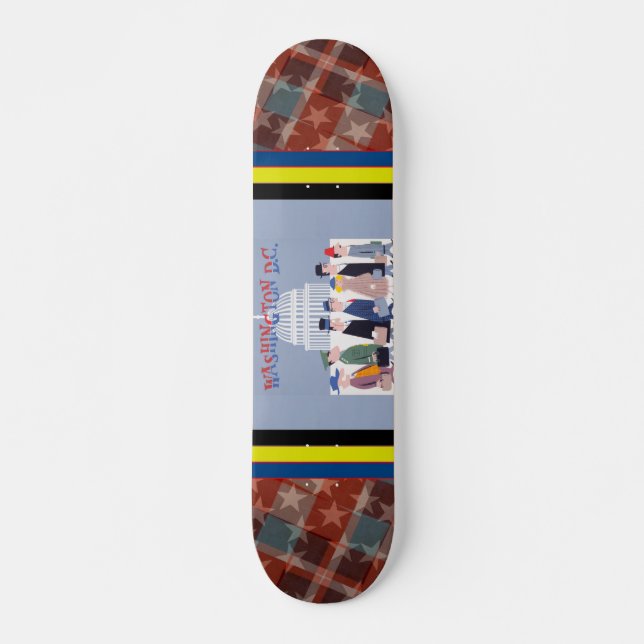 Skateboard Washington D.C. (Anverso )