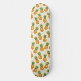 Skateboard Watercolor Pineapples