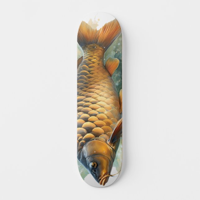 Skateboard Watercolor Series: Carp (Anverso)