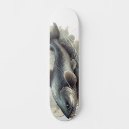 Skateboard Watercolor Series: Catfish
