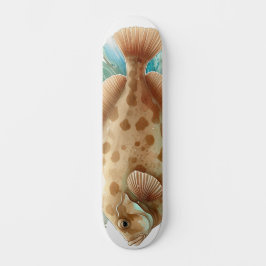 Skateboard Watercolor Series: Flounder/Flatfish
