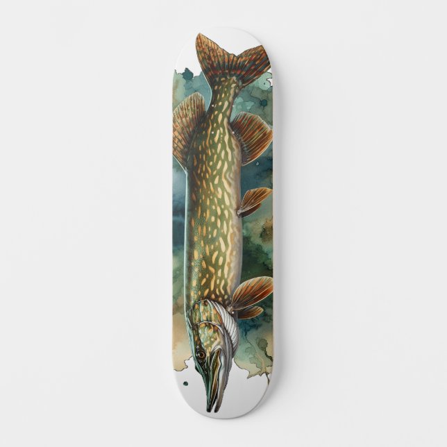 Skateboard Watercolor Series: Pike (Anverso)
