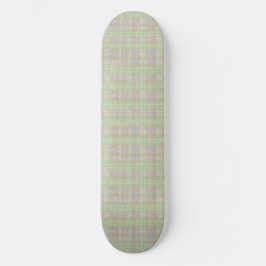 Skateboard Weathered Neutral Sage Plaid