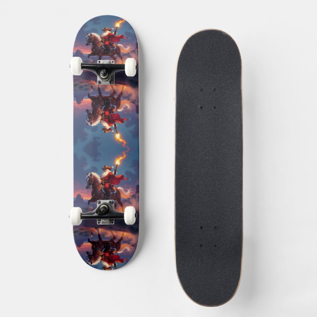 Skateboard Weihnachtliche Harmonie“129 (Anverso)