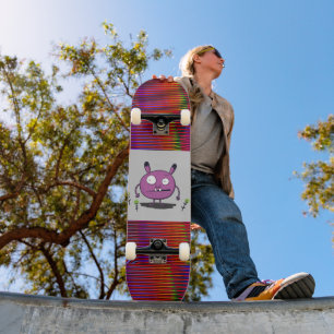 Skateboard WEIRD PURPLE MONSTER