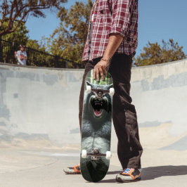 Skateboard Werewolf Que Comía Todo El Patinaje Del Pueblo