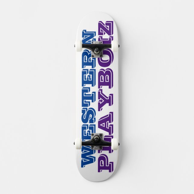 Skateboard WESTERN PLAYBOIZ (Anverso)