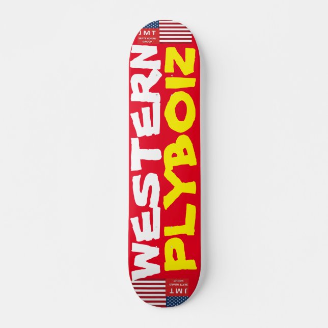 Skateboard WESTERN PLYBOIZ JMT USA (Anverso )