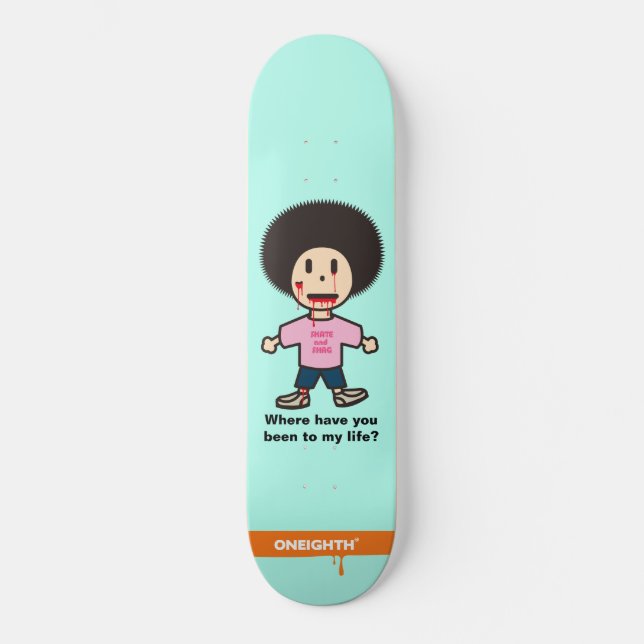 Skateboard Where have you been? ONEIGHTH Tokyo Original (Anverso)