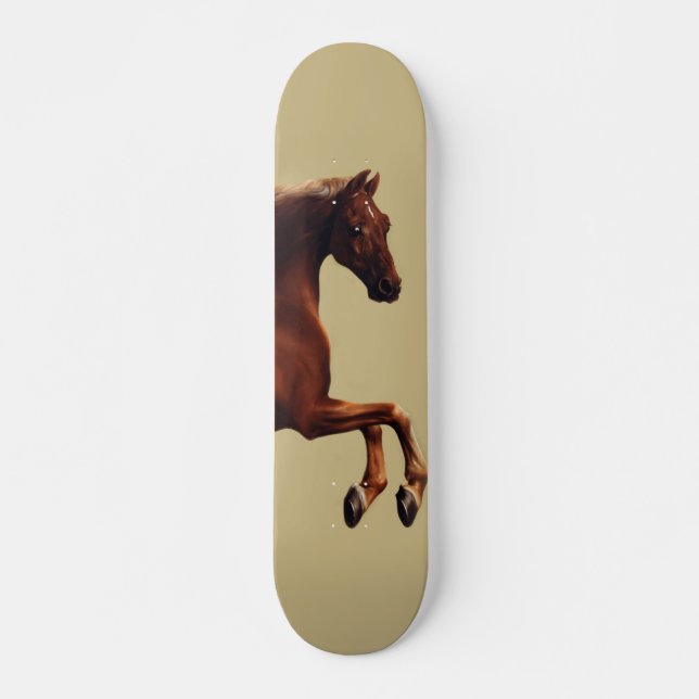 Skateboard Whistlejacket horse by George Stubbs (Anverso )