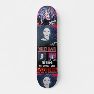 SKATEBOARD WILD HAIR