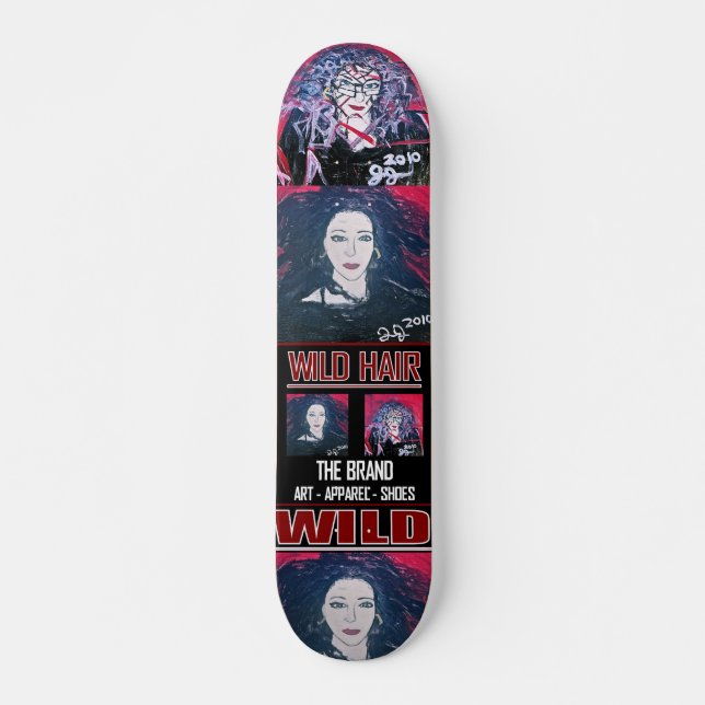SKATEBOARD WILD HAIR (Anverso )