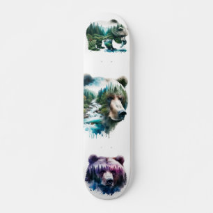 Skateboard Wilderness Grizzly Bears