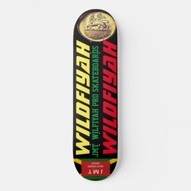 Skateboard WILDFIYAH JMT OFFICIAL (C) 8 Placa de patinaje de  (Anverso)