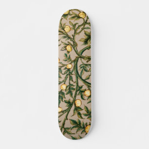 Skateboard William Morris Floral Fruit Garden Flower Classic
