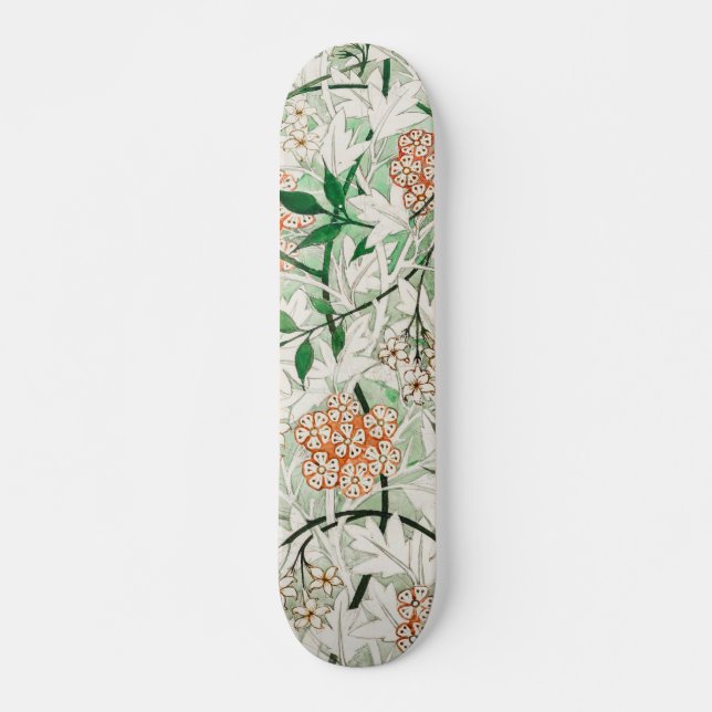 Skateboard William Morris Jasmine Garden Flower Classic (Anverso )