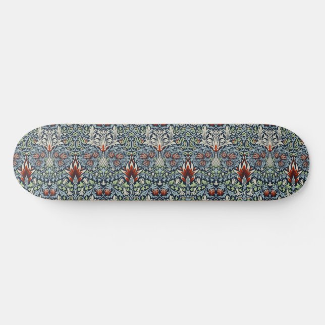 Skateboard William Morris Snakeshead Floral Classic Botanical (Horz)