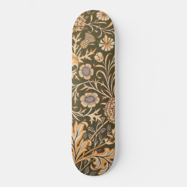 Skateboard william morris wallpaper cherwell design (Anverso)