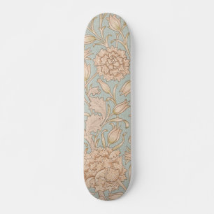 Skateboard William Morris Wild Tulip Flower Floral Design
