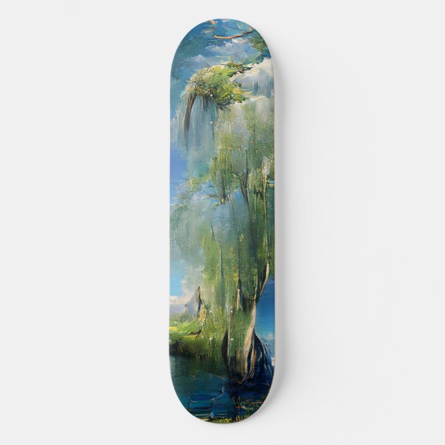 Skateboard Willow al cielo (Anverso)
