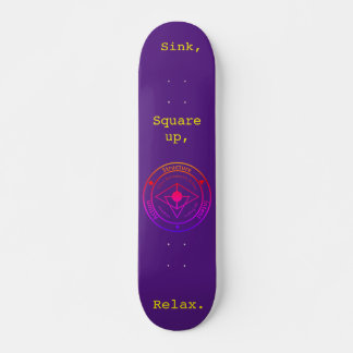 Skateboard Wing Chun Training Deck (Purple)