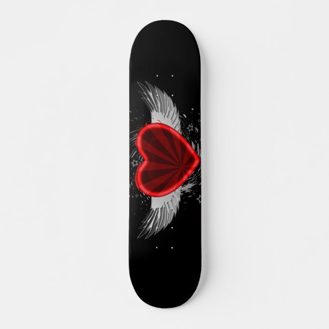 Skateboard Wing Heart (Anverso )
