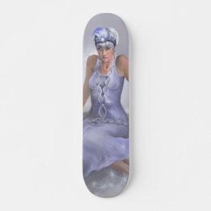 Skateboard Winter Flame