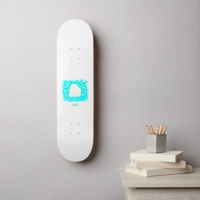 Skateboard Winter Snow Heart (Arte de la pared)