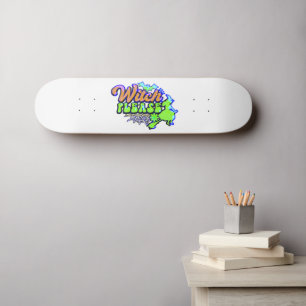 Skateboard WITCH POR FAVOR Halloween divertido