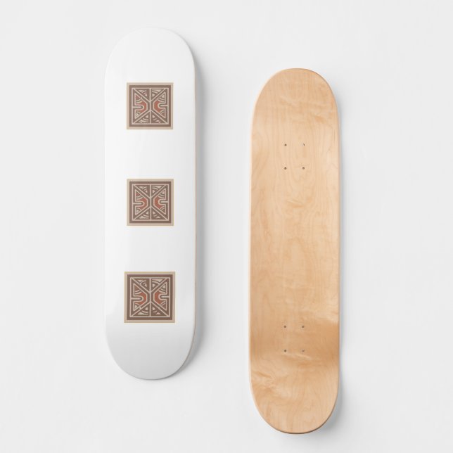Skateboard with Papua New Guinea design (Anverso)
