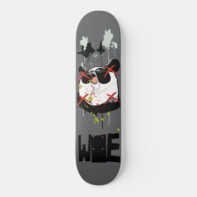 Skateboard Woebots "panda X " (Anverso)