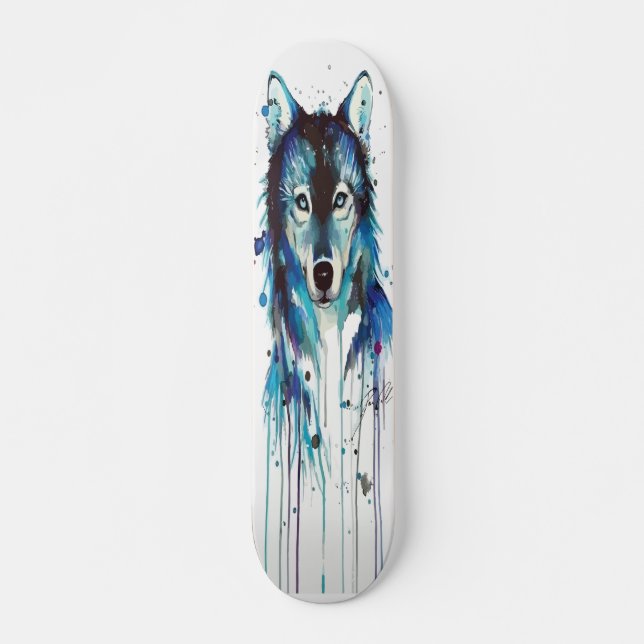 Skateboard Wolf (Anverso )