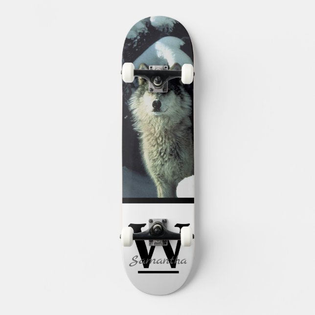 Skateboard Wolf (Anverso)
