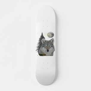 Skateboard Wolf at Night (productos)