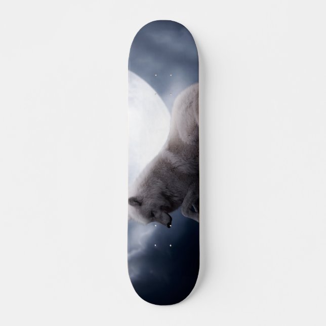 Skateboard Wolf el Rey de la Naturaleza (Anverso )