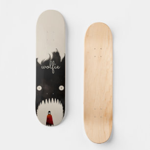 Skateboard Wolf y el pequeño capullo rojo