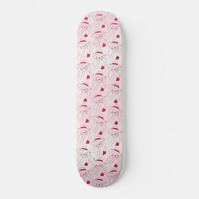 Skateboard Woman (Anverso)