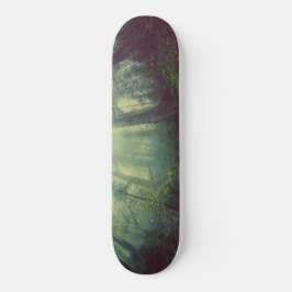 Skateboard Woodland desde abajo