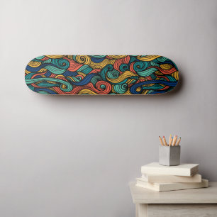 Skateboard Wool Topped paisley