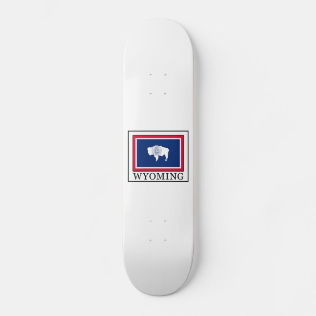 Skateboard Wyoming (Anverso)