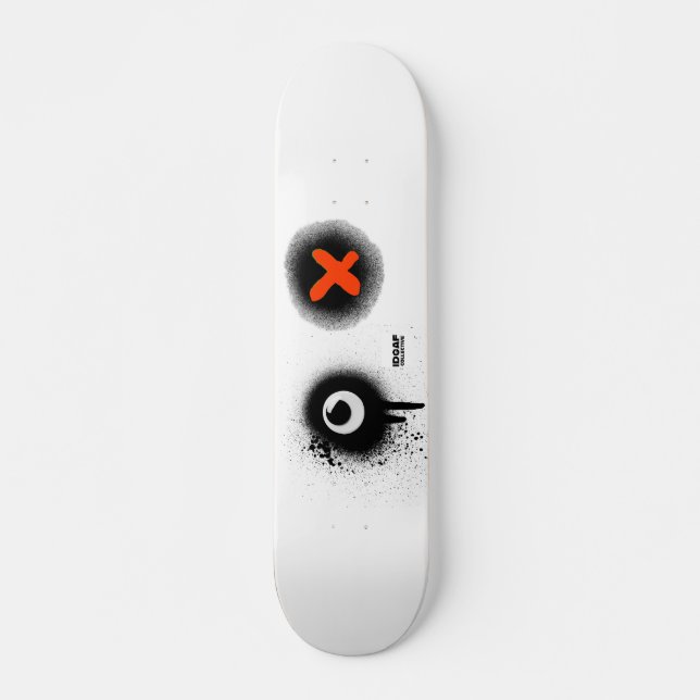 Skateboard X out (Anverso )