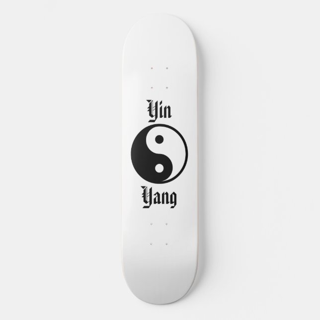 Skateboard Yin Yang (Anverso)