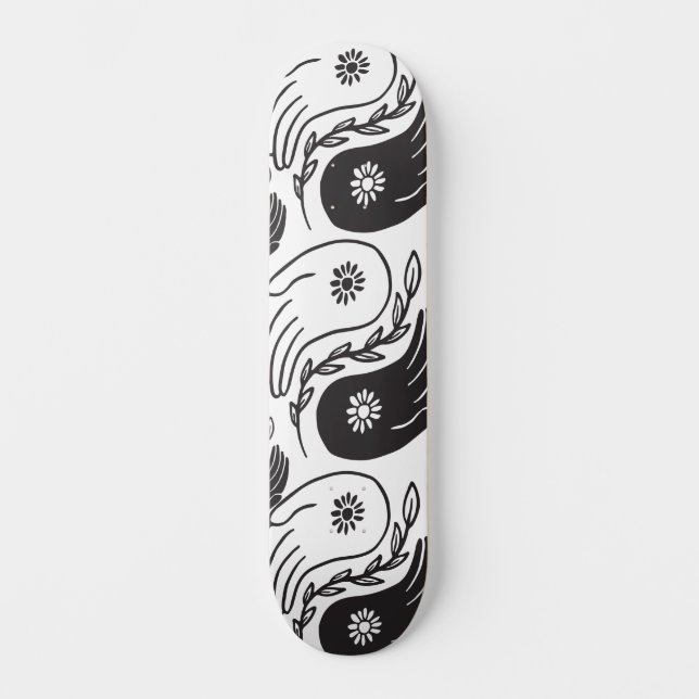 Skateboard yin yang  (Anverso)