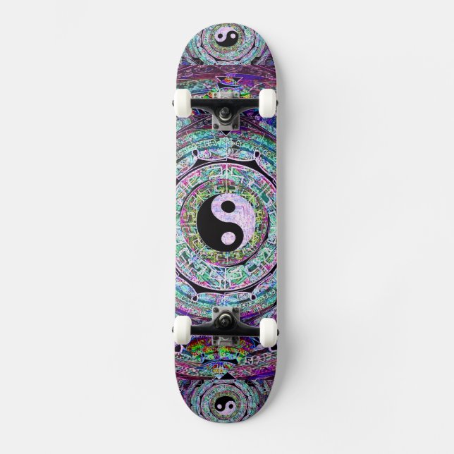 Skateboard Yin Yang (Anverso)