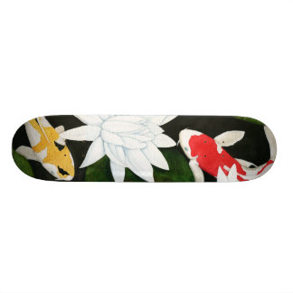Skateboard Zen Koi