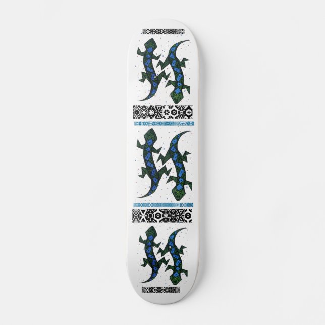 Skateboard ZIG ZAG lizzard (Anverso)