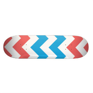 Skateboard Zigzag Aguamarina-Rosado